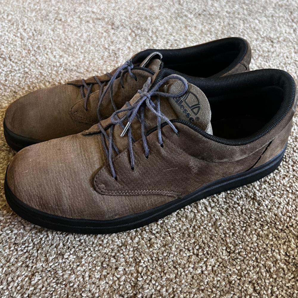 Ellesse Mens Brown Suede Casual Comfort Walking Shoes‎ Sneakers Size 10M